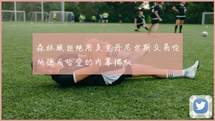森林狼拒绝用麦克丹尼尔斯交易伦纳德或哈登的内幕揭秘